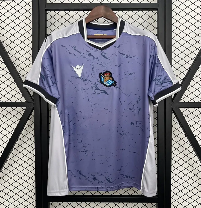 Camiseta Real Sociedad 2025/26 VISITANTE MANGA CORTA VERSION FAN